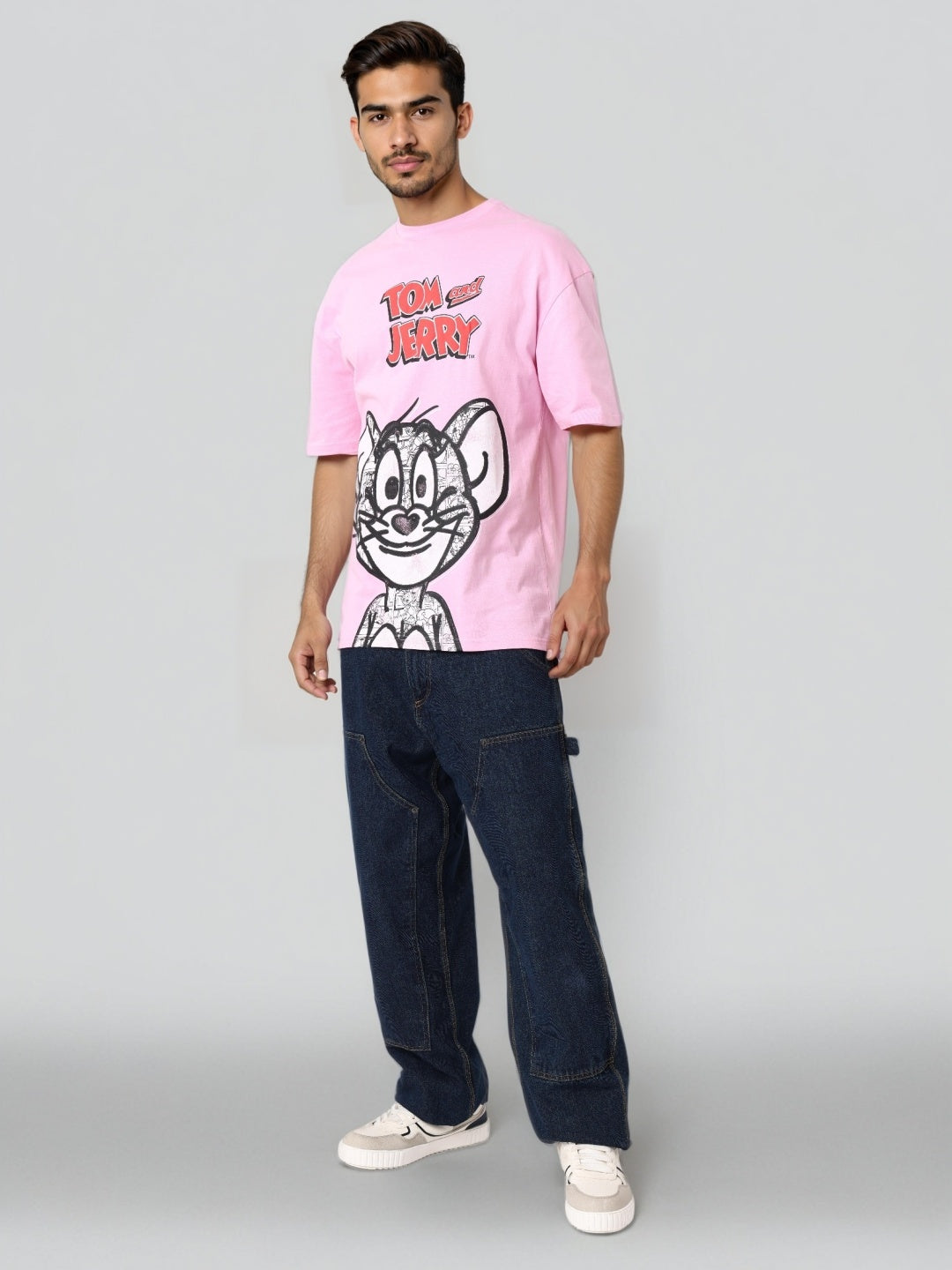 Men's Printed Pockets Boxy T-shirt