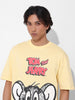 Men's Printed Raw Edge Boxy T-shirt