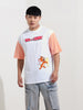Men's Printed Applique Boxy T-shirt