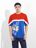 Men's Red Boxy Fit Tom&Jerry Character Merchandise T-Shirt