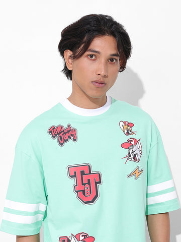 Men's Printed Applique T-shirt