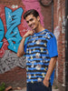 Men's Printed Raw Edge Boxy T-shirt
