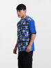 Men's Printed Raw Edge Boxy T-shirt
