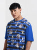 Men's Printed Raw Edge Boxy T-shirt