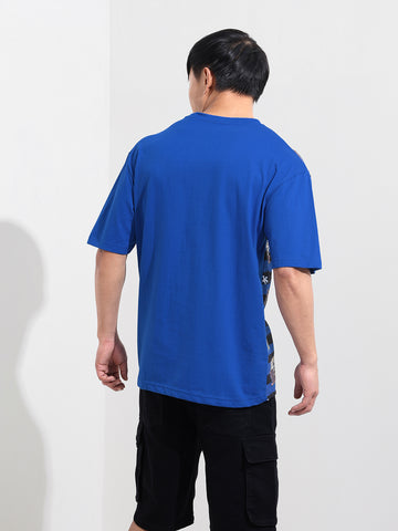 Men's Printed Raw Edge Boxy T-shirt