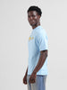 Men's Orange Boxy Fit Character Tom & Jerry Printed Crew Neck T-Shirt