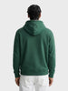 Men's Green Relaxed Fit Varsity Casual Sweatshirt