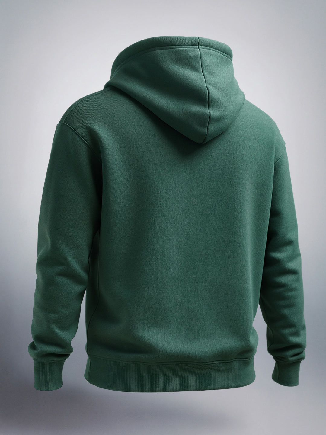 Men's Green Relaxed Fit Varsity Casual Sweatshirt