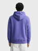 Men's Purple Relaxed Fit Varsity Casual Sweatshirt