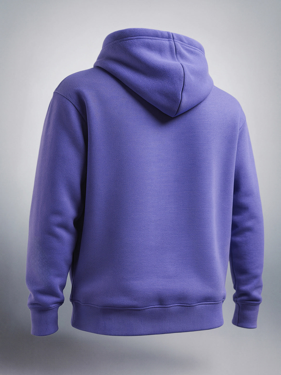 Men's Purple Relaxed Fit Varsity Casual Sweatshirt