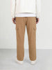 Men's Khaki Loose Fit Textured Casual Joggers