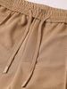 Men's Khaki Loose Fit Textured Casual Joggers