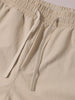 Men's Beige Relaxed Fit Solid Utility Cargo