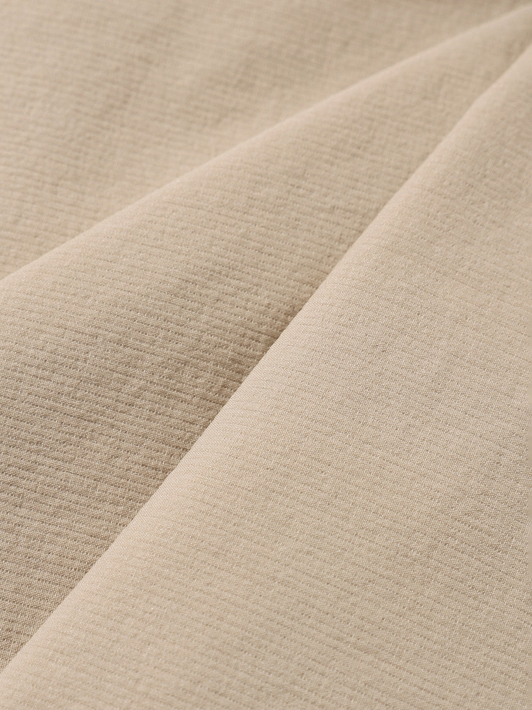 Men's Beige Relaxed Fit Solid Utility Cargo