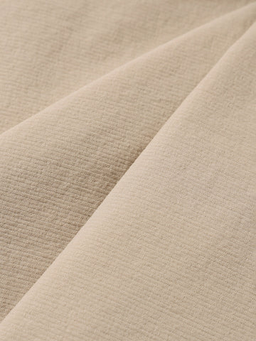 Men's Beige Relaxed Fit Solid Utility Cargo