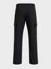 Men's Black Loose Fit Textured Casual Joggers