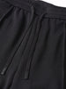 Men's Black Loose Fit Textured Casual Joggers
