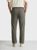 Men's Khaki Relaxed Fit Textured Casual Joggers