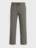 Men's Khaki Relaxed Fit Textured Casual Joggers