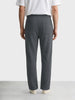 Men's Grey Relaxed Fit Textured Casual Joggers