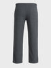 Men's Grey Relaxed Fit Textured Casual Joggers