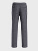 Men's Grey Relaxed Fit Textured Casual Joggers