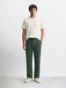 Men's Green Loose Fit Solid Casual Joggers