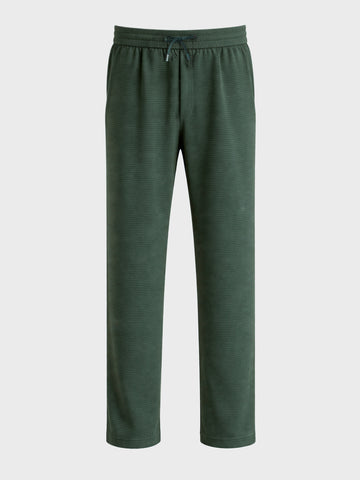 Men's Green Loose Fit Solid Casual Joggers