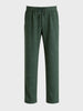 Men's Green Loose Fit Solid Casual Joggers