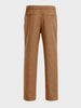 Men's Khaki Relaxed Fit Textured Casual Joggers