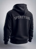Men's Black Relaxed Fit Embroided Casual Sweatshirt