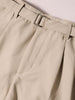 Men's Beige Relaxed Fit Solid Utility Trousers