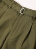 Men's Green Relaxed Fit Solid Utility Trousers