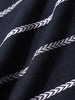 Men's Navy Blue Boxy Fit Resort Wear Textured Shirt