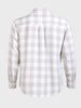 Men's Grey Relaxed Fit Checked Casual Shirt
