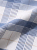 Men's Blue Relaxed Fit Checked Casual Shirt