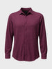 Men's Maroon Slim Fit Textured Party Wear Shirt