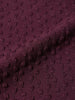 Men's Maroon Slim Fit Textured Party Wear Shirt