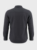 Men's Grey Slim Fit Solid Party Wear Shirt
