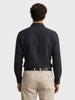 Men's Black Slim Fit Textured Party Wear Shirt