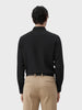 Men's Black Regular Fit Textured Party Wear Shirt