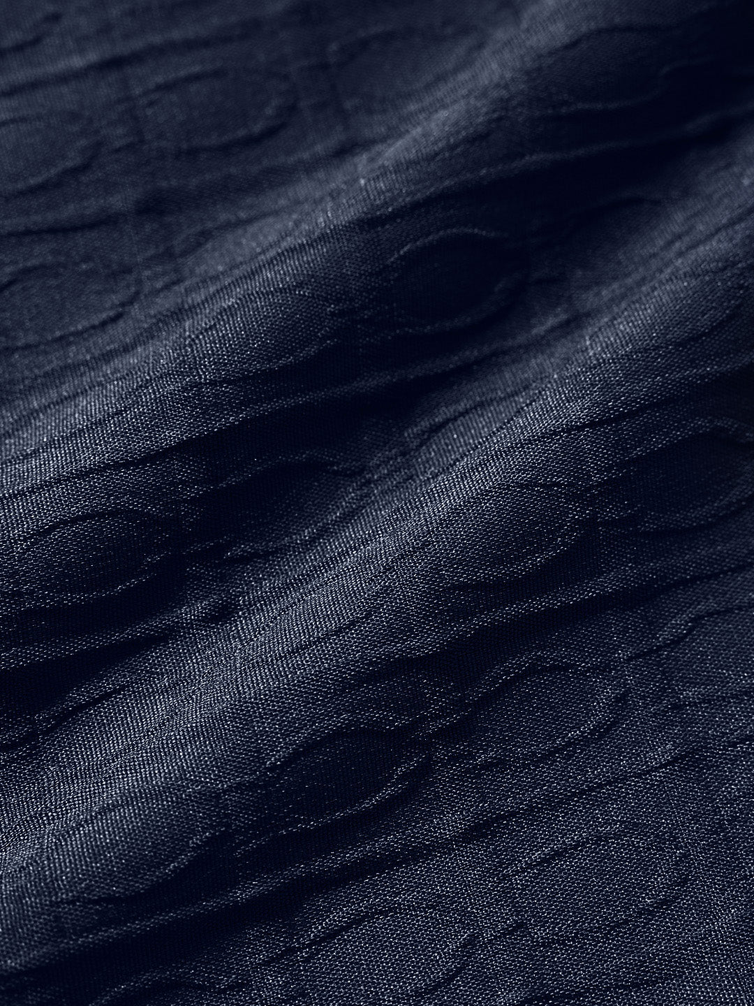 Men's Blue Regular Fit Textured Party Wear Shirt