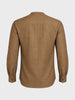 Men's Olive Slim Fit Textured Party Wear Shirt