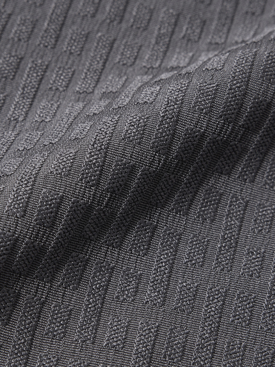 Men's Grey Slim Fit Textured Party Wear Shirt