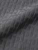 Men's Grey Slim Fit Textured Party Wear Shirt