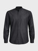 Men's Black Slim Fit Textured Party Wear Shirt