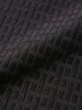 Men's Black Slim Fit Textured Party Wear Shirt