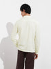 Men's Cream Relaxed Fit Resort Wear Shirt