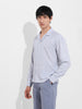 Men's Purple Relaxed Fit Resort Wear Shirt