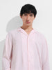 Men's Pink Relaxed Fit Resort Wear Shirt